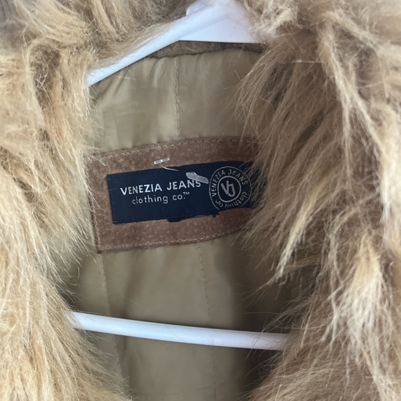 Vintage fur trimmed coat with gorgeous patchwork - Picture 5 of 5